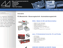 Tablet Screenshot of messcomp.de